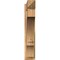 Ekena Millwork Balboa Rough Sawn Arts and Crafts Outlooker, Western Red Cedar, 6"W x 28"D x 32"H OUT06X28X32BOA03RWR - alternate 2